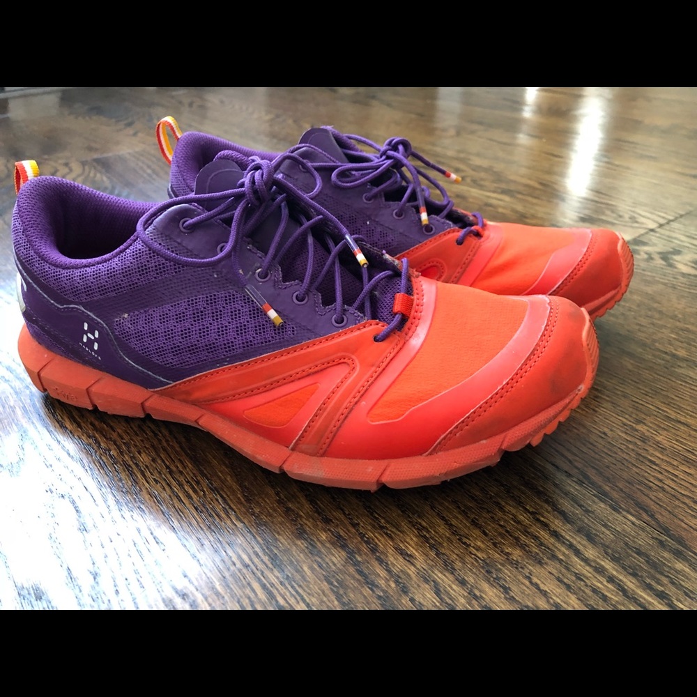 Women’s Haglof - orange and purple sneakers
